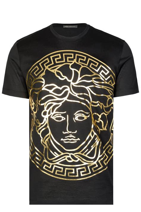 versace t-shirt damen medusa|Versace t shirt medusa head.